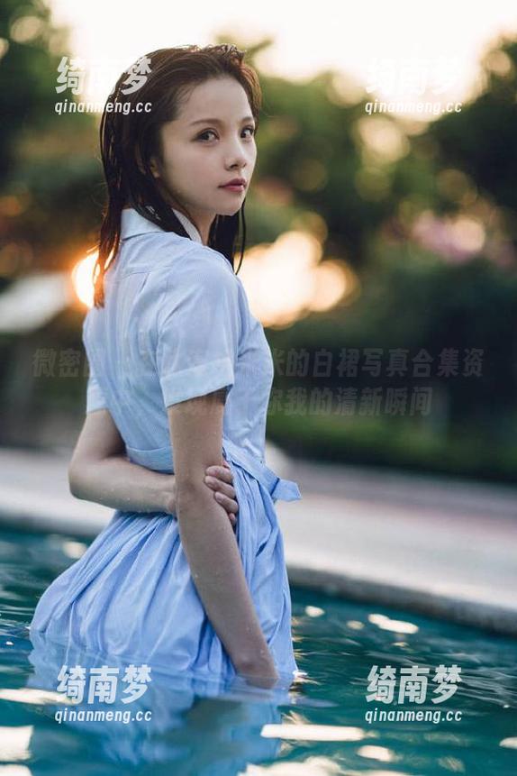 微密圈 - 在水蜜桃米米的白裙写真合集资源中，发现属于你我的清新瞬间