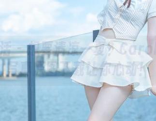 顽味生活 - 想要清凉一夏？Carol酱吊带写真原图下载让你心动！